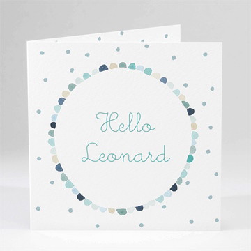 Geburtskarte leonard