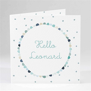 Geburtskarte leonard