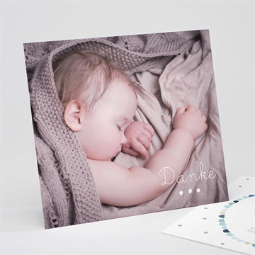 Dankeskarte Geburt Leonard