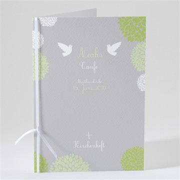 Kirchenheft Taufe fliegende tauben