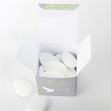 Geschenkbox Taufe fliegende tauben - Sicht 4