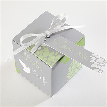 Geschenkbox Taufe fliegende tauben - Sicht 3