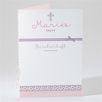 Kirchenheft Taufe Girly