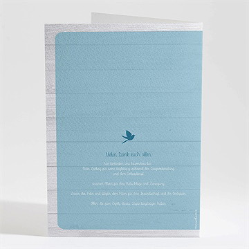 Kirchenheft Taufe Blaue Schleife - Sicht 4