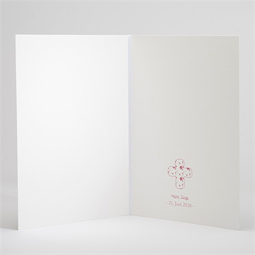Kirchenheft Taufe Rosa Schleife - Sicht 3