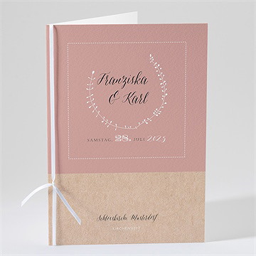 Kirchenheft Hochzeit festlichkeit