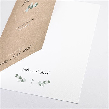 Kirchenheft Hochzeit eukalyptus rustikal - Vue 2