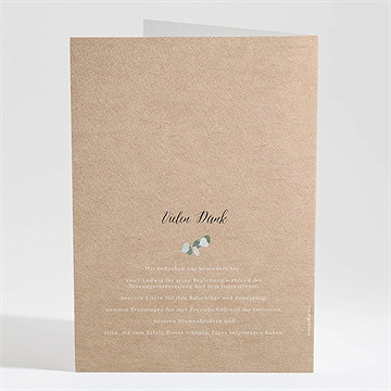 Kirchenheft Hochzeit eukalyptus rustikal - vue 4