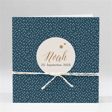 Geburtskarte getupft