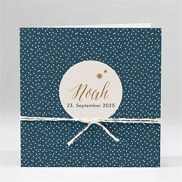 Geburtskarte getupft