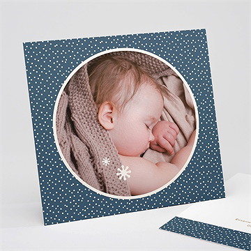 Dankeskarte Geburt Getupft