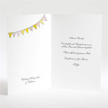 Menükarte Hochzeit Sommerhochzeit - Vue 2