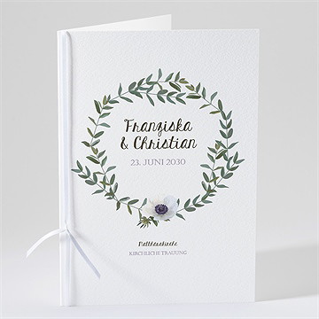 Kirchenheft Hochzeit zarte blüte