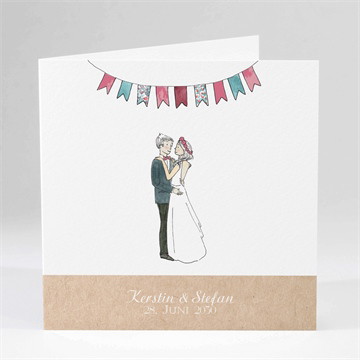 Hochzeitseinladung Hochzeitspaar