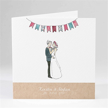 Hochzeitseinladung Hochzeitspaar