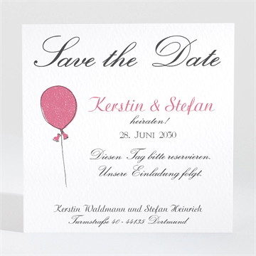 Save the Date Karte Hochzeitspaar