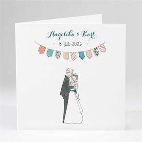 Hochzeitseinladung bohemian