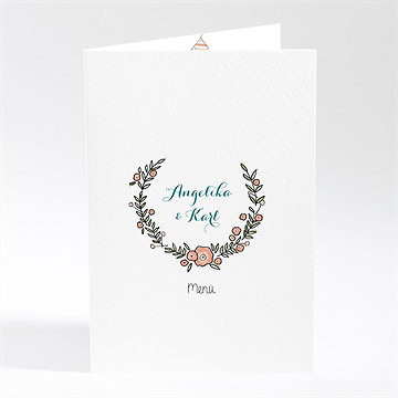 Menükarte Hochzeit Bohemian