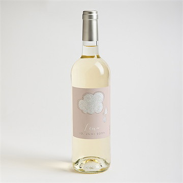 Flaschenetikett Geburt Zarte Wolke - Vue 2