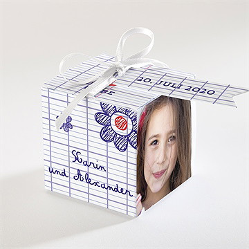 Geschenkbox Hochzeit Schreibschrift