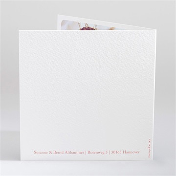 Geburtskarte Aquarellmuster Rosa - Vue 3