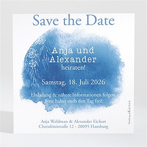Save the Date Karte dreamcatcher