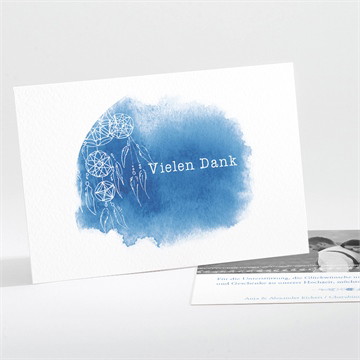 Dankeskarte Hochzeit dreamcatcher