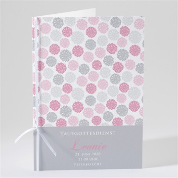 Kirchenheft Taufe blumen feuerwerk