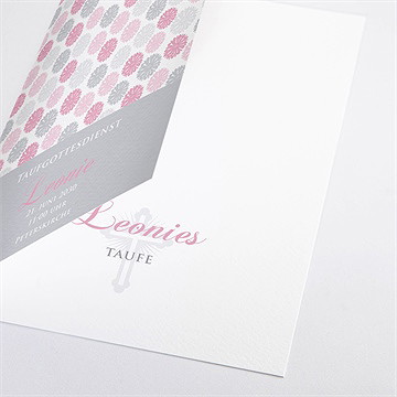 Kirchenheft Taufe Blumen Feuerwerk - Vue 2