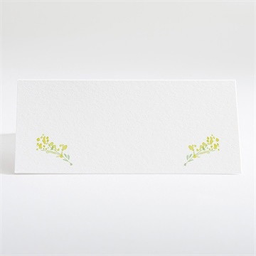 Tischkarte Hochzeit blume - Tischkarte Rückseite