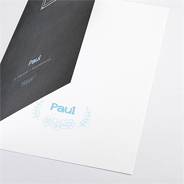 Kirchenheft Taufe Kreidetafel Boy - Vue 2