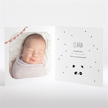 Geburtskarte Sanfter Blick - Vue 2