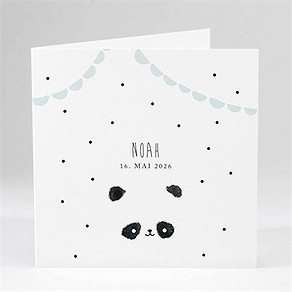 Geburtskarte mein kleiner panda