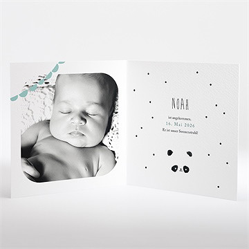 Geburtskarte Mein Kleiner Panda - Vue 2