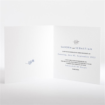 Hochzeitseinladung herbarium - Sicht 2