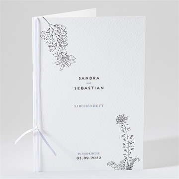 Kirchenheft Hochzeit herbarium