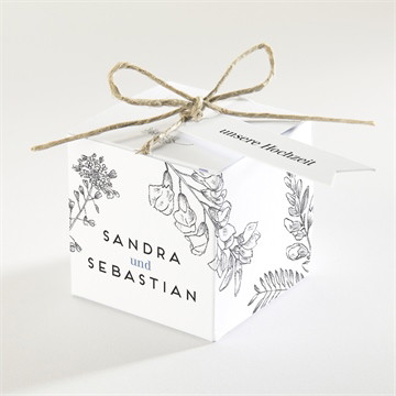 Geschenkbox Hochzeit herbarium
