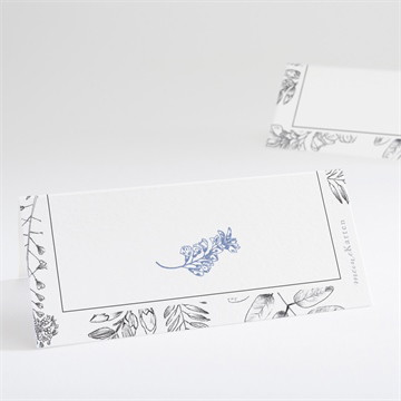 Tischkarte Hochzeit herbarium