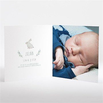 Geburtskarte Unser Schatz - Vue 2