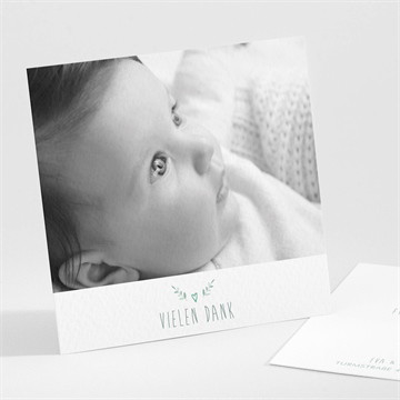 Dankeskarte Geburt Unser schatz