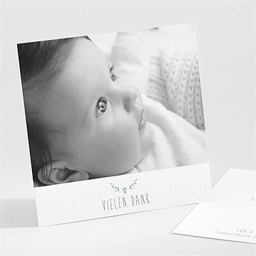 Dankeskarte Geburt Unser Schatz