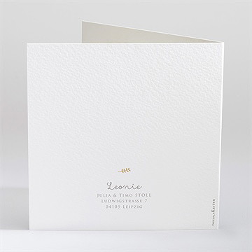 Geburtskarte Blumen Alphabet - Vue 3