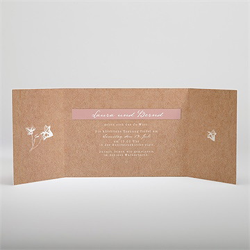 Hochzeitseinladung Mit Efeu Gebunden - vue 2