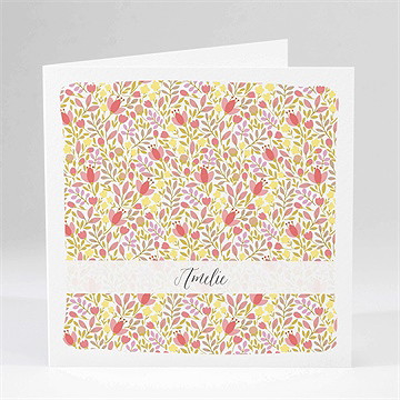 Geburtskarte blumenmeer