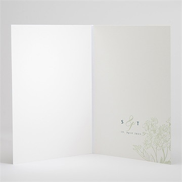 Kirchenheft Hochzeit greenery - Sicht 3