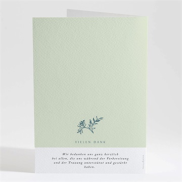 Kirchenheft Hochzeit greenery - vue 4