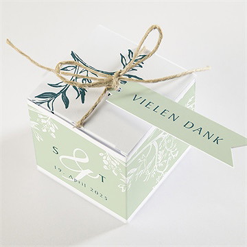 Geschenkbox Hochzeit Greenery - Sicht 3