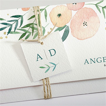 Hochzeitseinladung Wilde Rose - vue 2