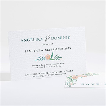 Save The Date Karte Wilde Rose