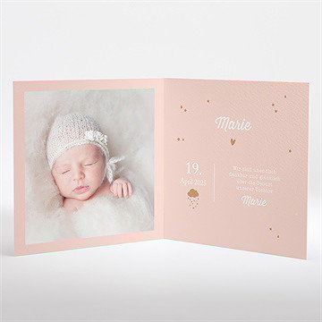 Geburtskarte Schneewolken - Vue 2